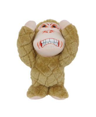 Angry Animals Monkey, Durable Plush Squeaky Dog Toy