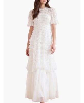 Women's Valentine Ruffle Maxi Gown