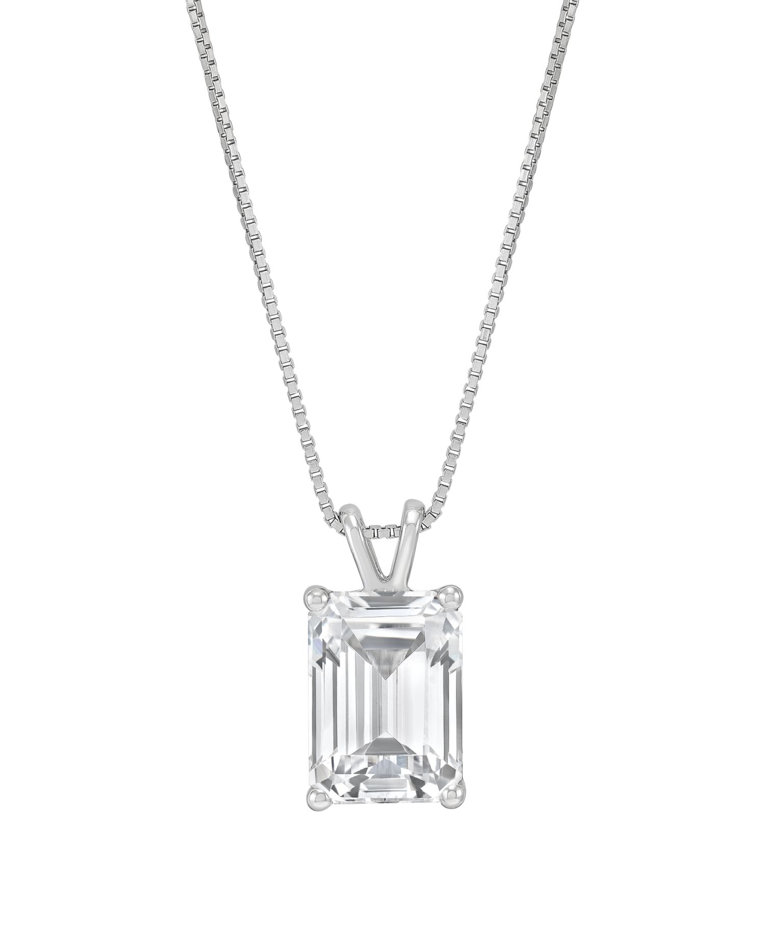 IGI Certified Lab-Grown Diamond Solitaire Pendant Necklace (2 ct. t.w.) in 14k White or Yellow Gold