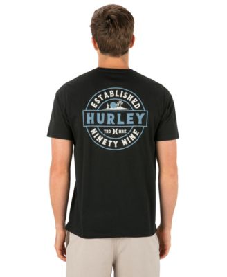 Men's Camp  Artwork At Center Back Crewneck T-Shirt 