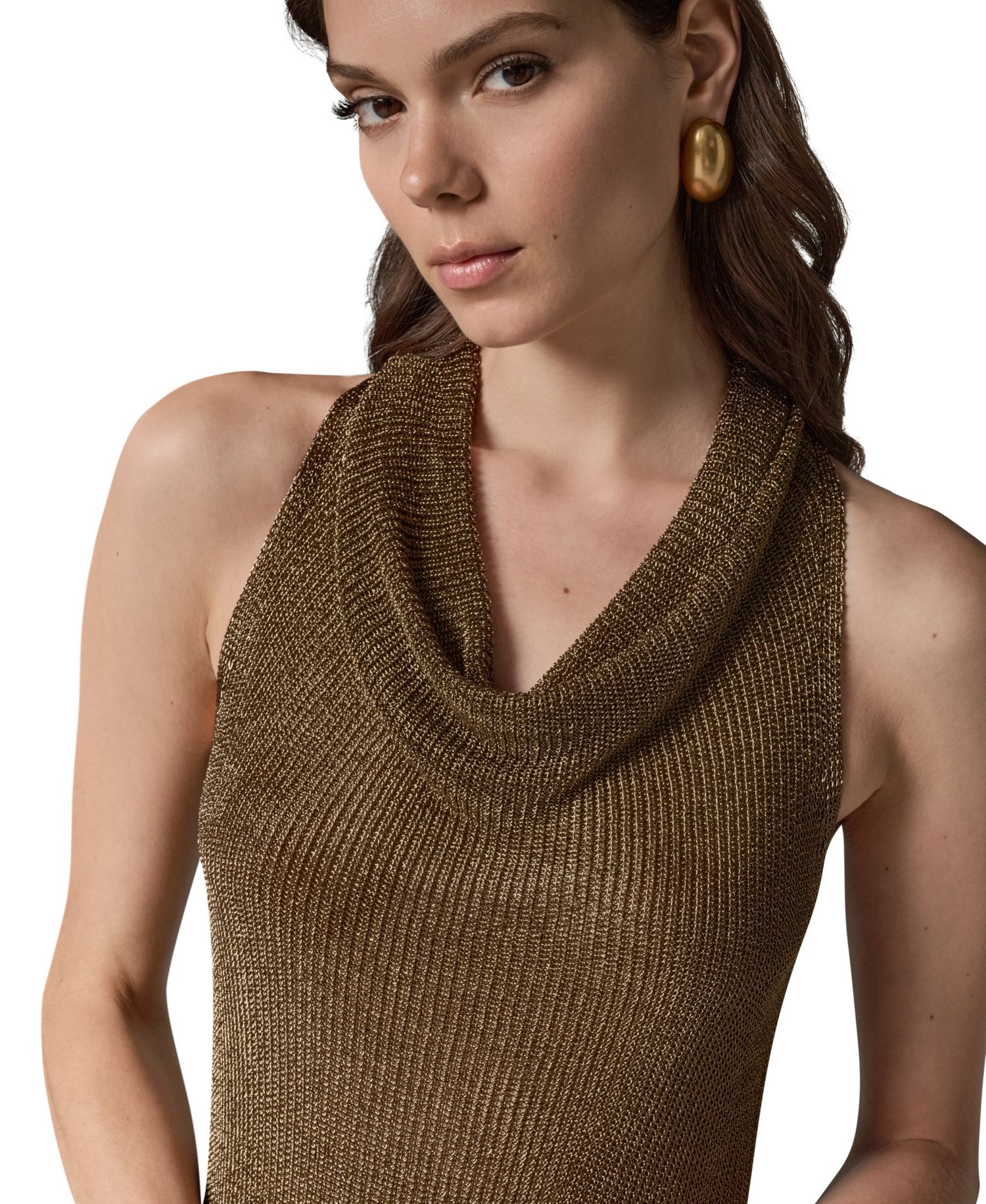 Women's Cowl Neck Sleeveless Sweater