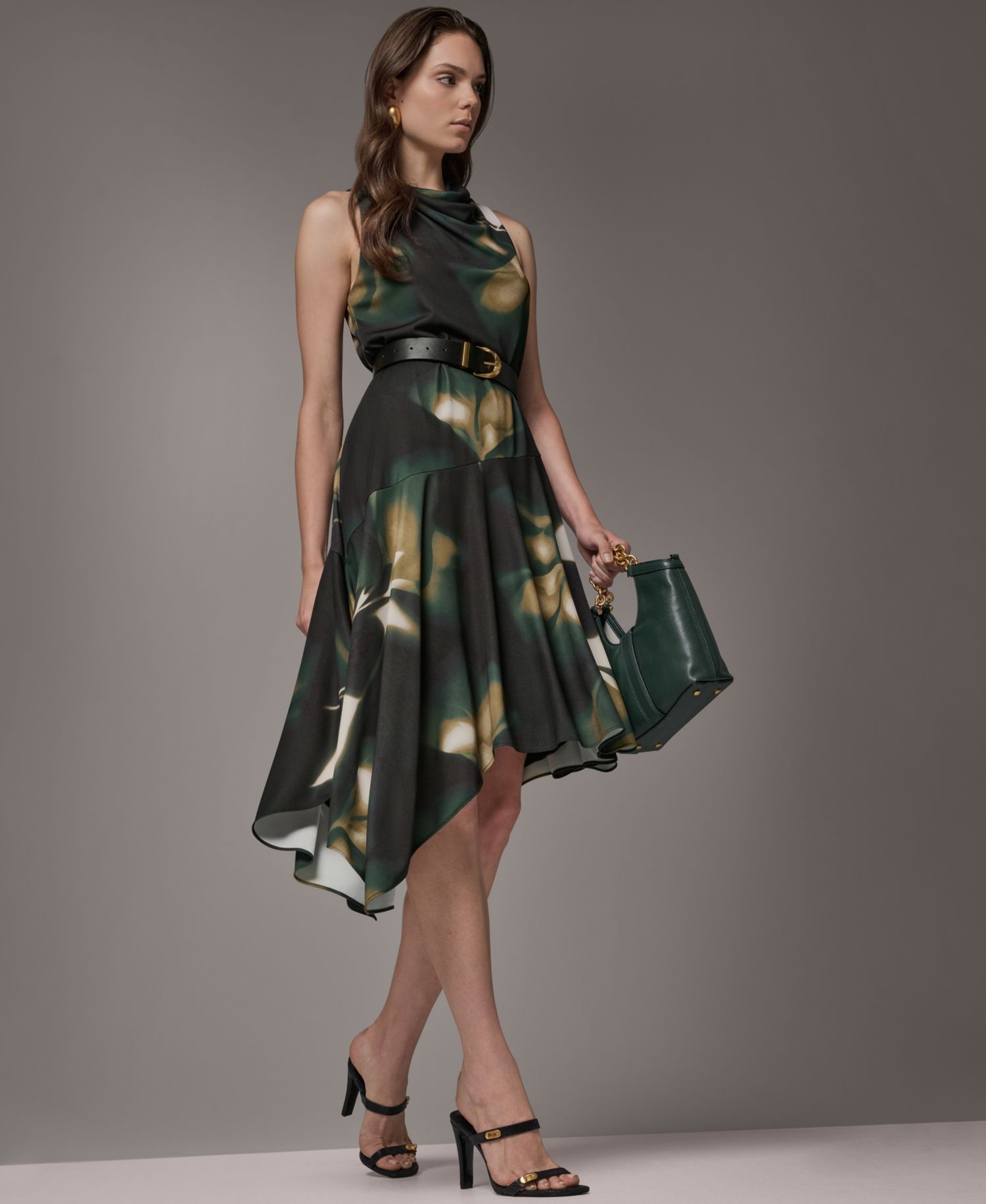 Women's Jersey Print Sleeveless Dress