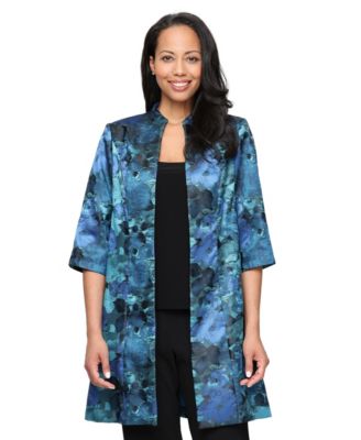 Women's Jacquard Elongated Twinset