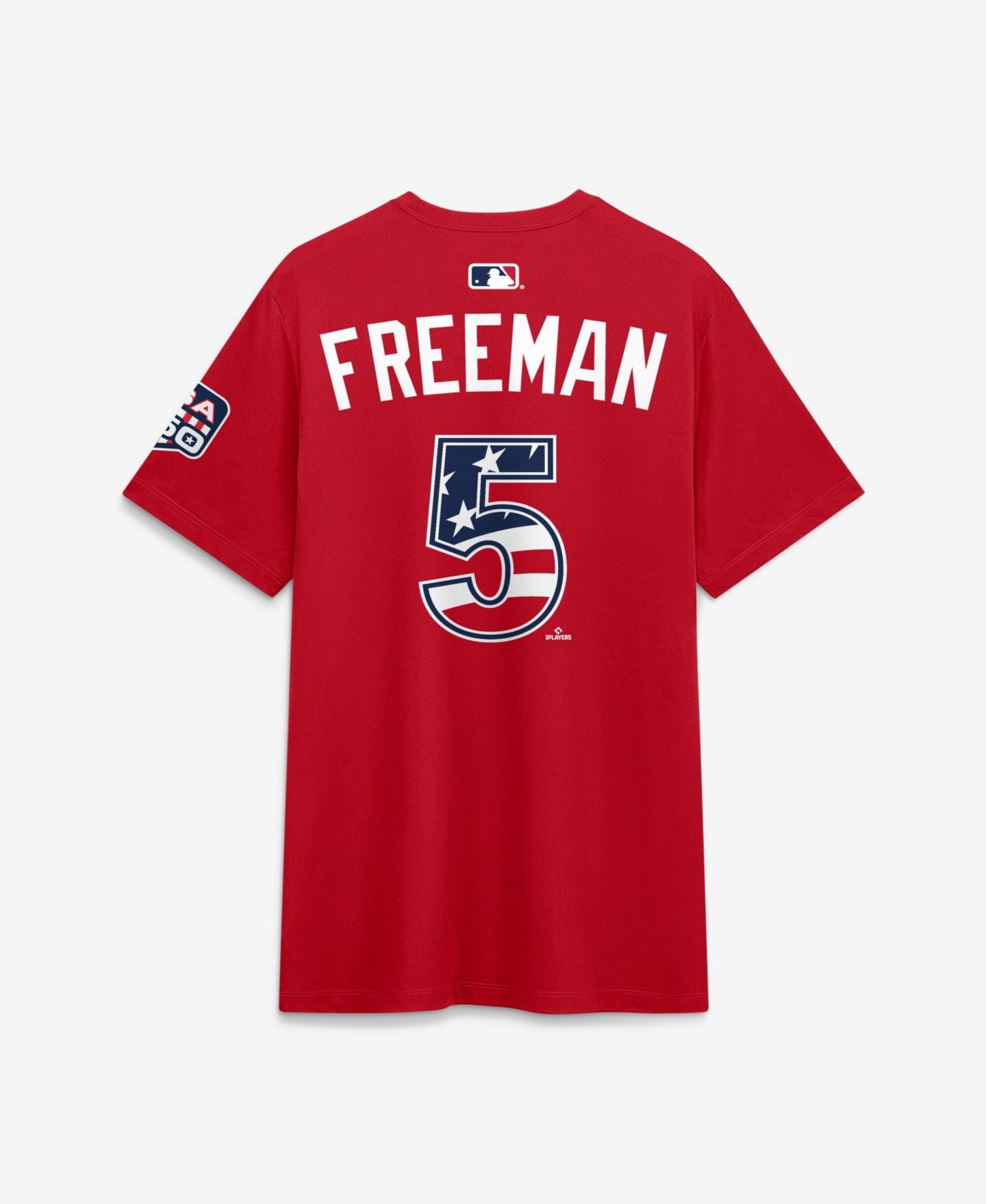 Мужская футболка Nike 2026 All-Star Game National League Freddie Freeman Red Name & Number — фото 3