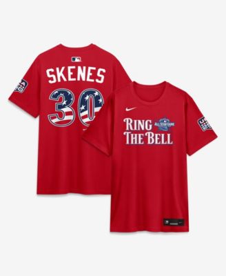 Men's 2026 All-Star Game National League Paul Skenes Red Name & Number T-Shirt
