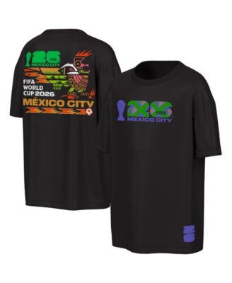 Men's Black FIFA World Cup 2026 Mexico City Big City Poster T-Shirt
