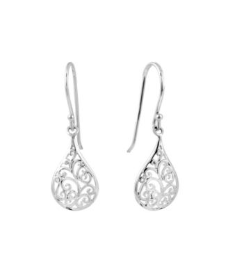 Filigree Teardrop Earrings