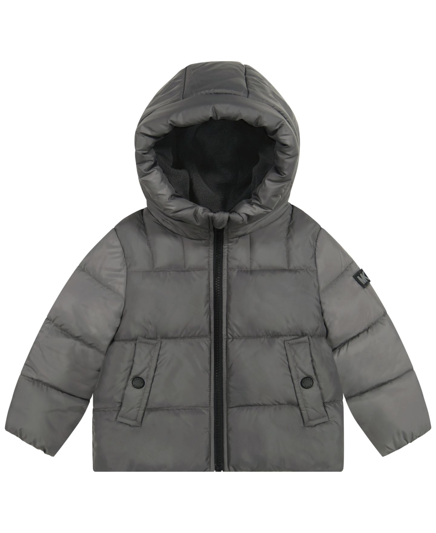 Куртка Michael Kors Long-Sleeve Heavy Weight Puffer для мальчиков-малышей, цвет: Серый — фото 1
