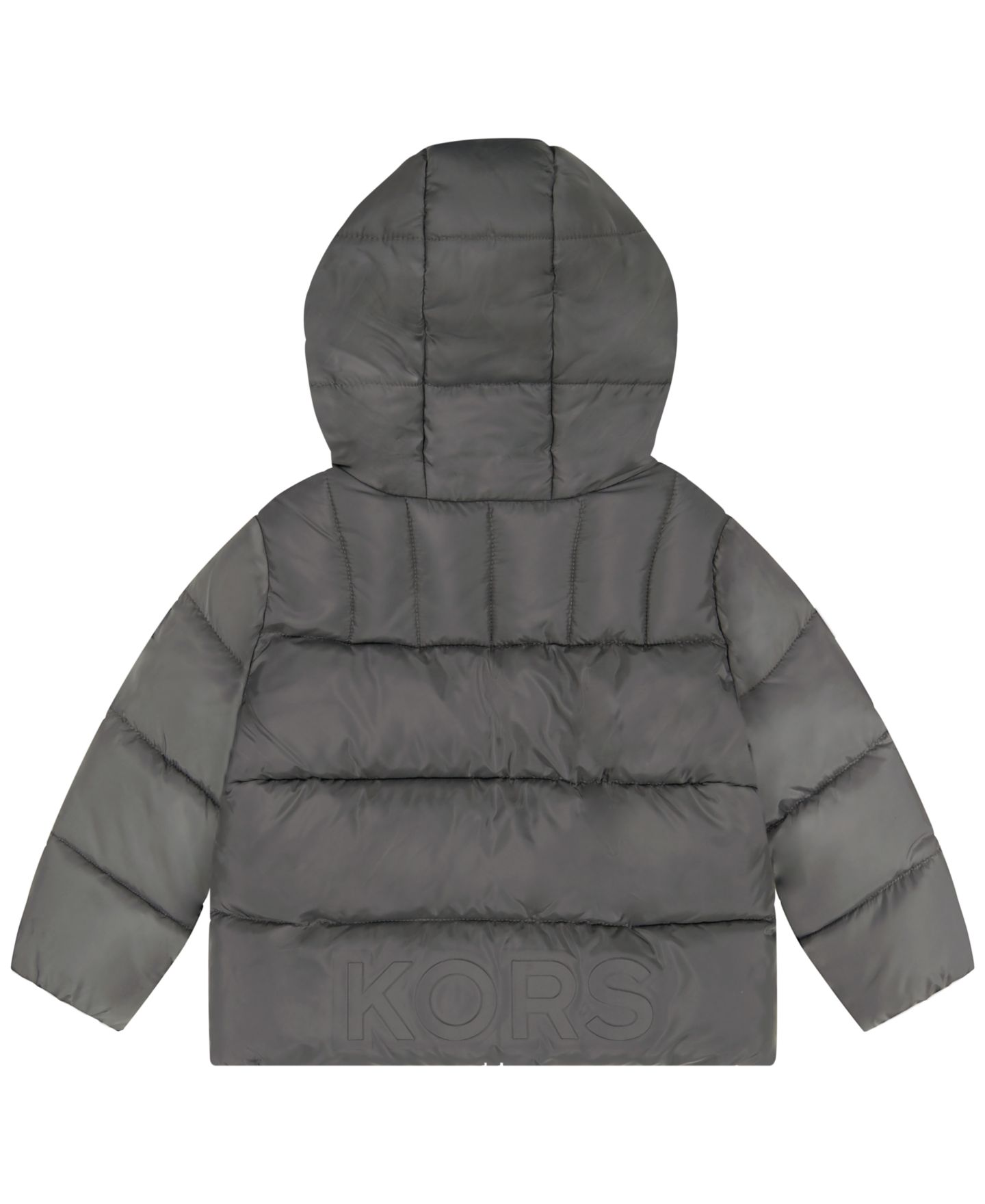 Куртка Michael Kors Long-Sleeve Heavy Weight Puffer для мальчиков-малышей, цвет: Серый — фото 2