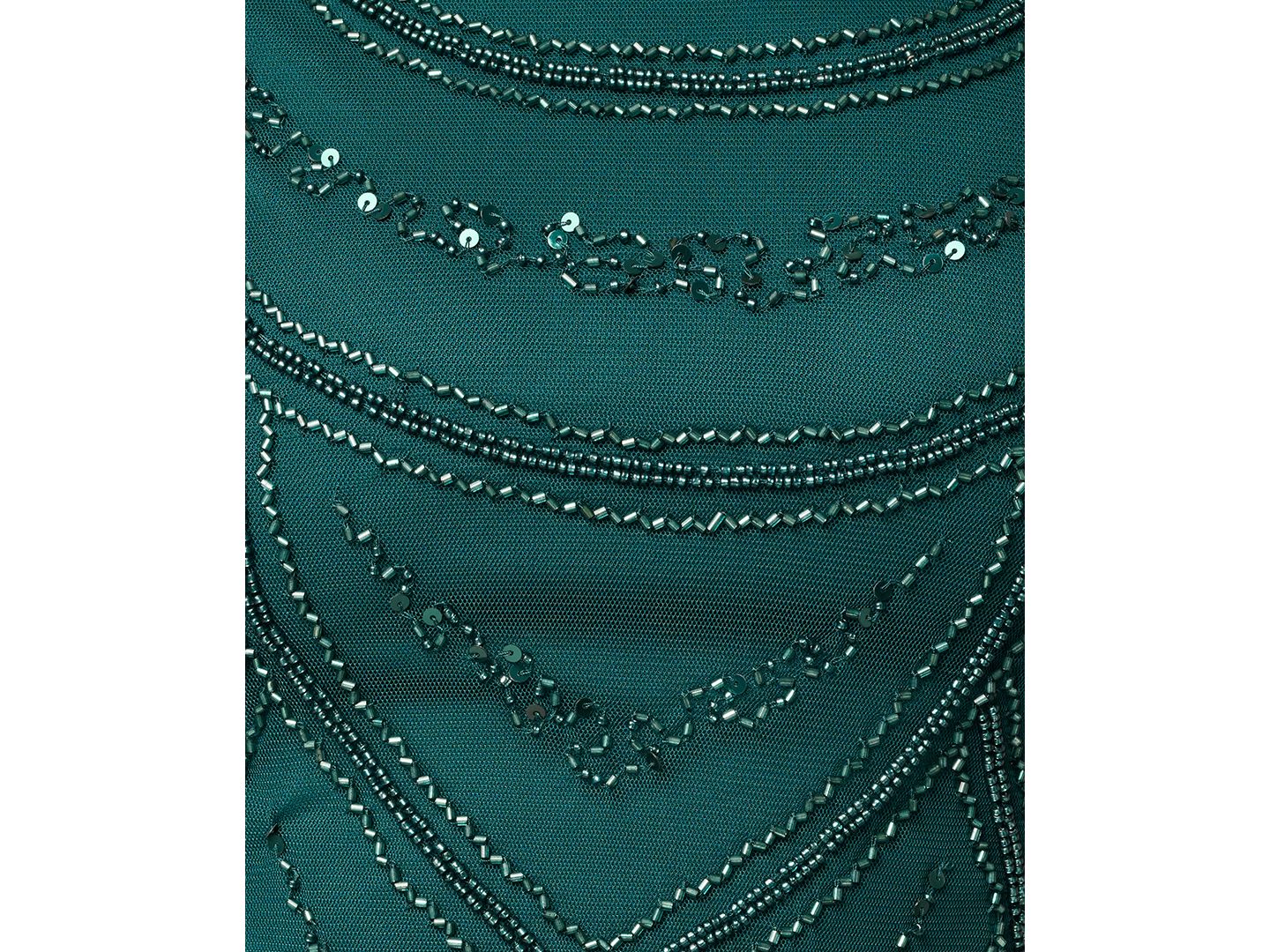 Женское платье Adrianna Papell Beaded Cap-Sleeve Sheath, цвет: Зелёный — фото 8