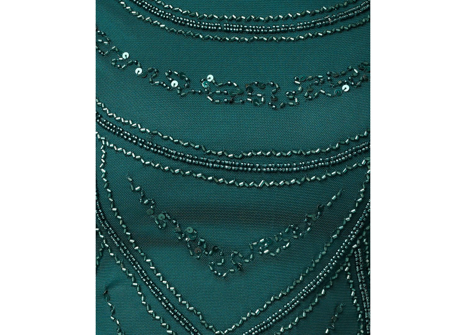 Women's Beaded Cap-Sleeve Sheath Dress