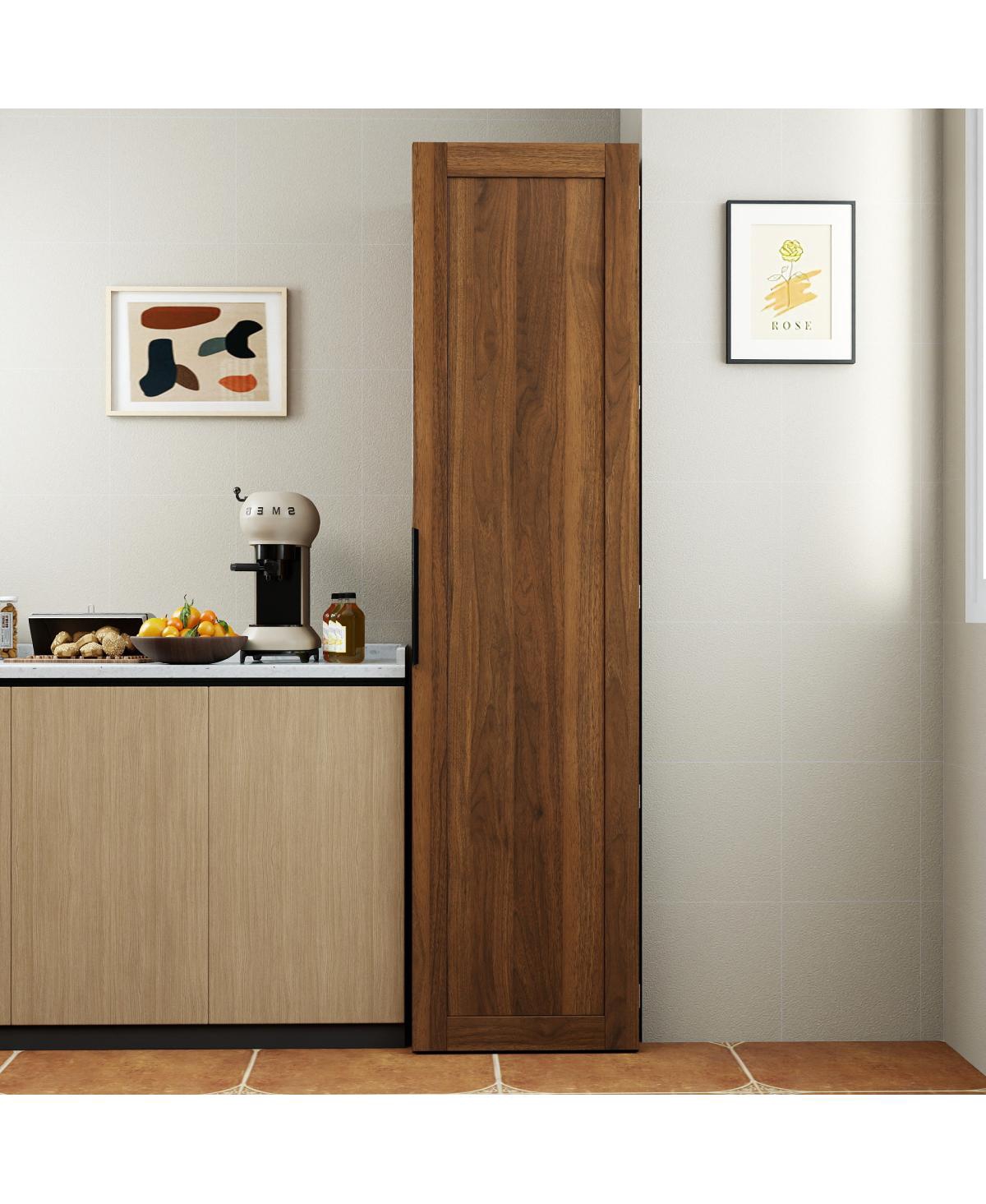 Streamdale Furniture Freestanding Kitchen Pantry Cabinet with Doors and Shelves