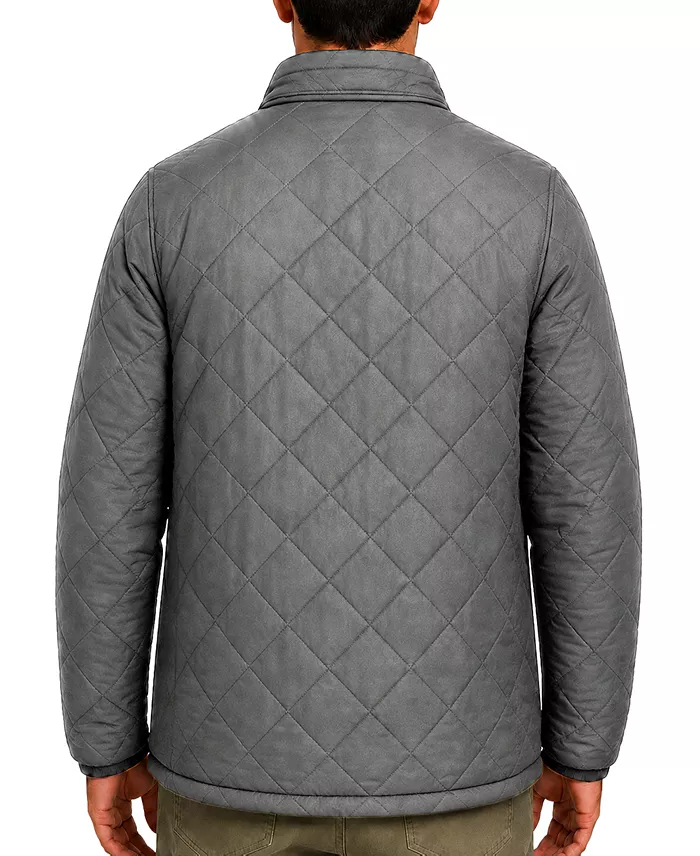 Men's Diamond Quilted Lightweight Jacket - thumbnail 7