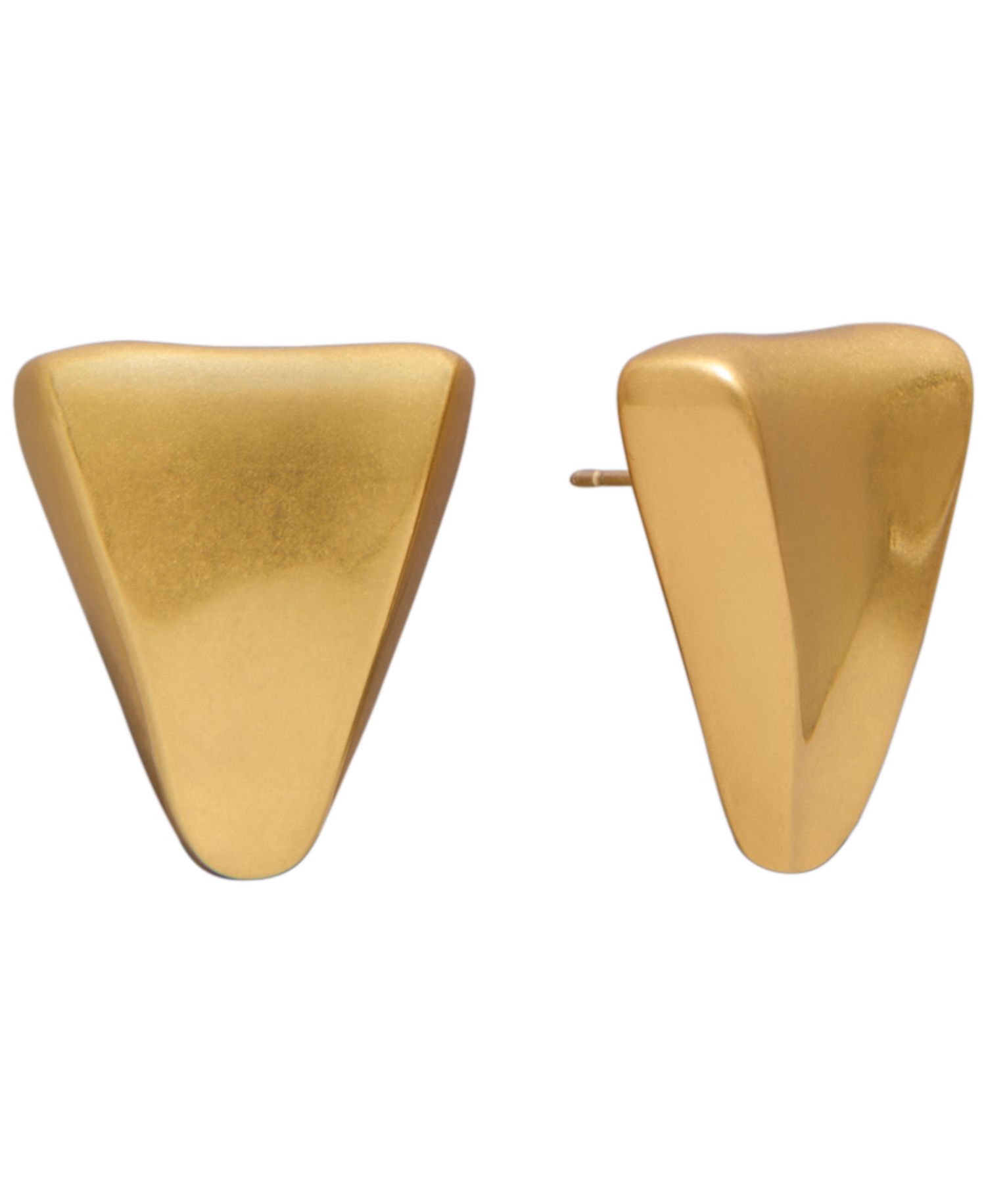 Gold-Plated Valley Stud Earrings