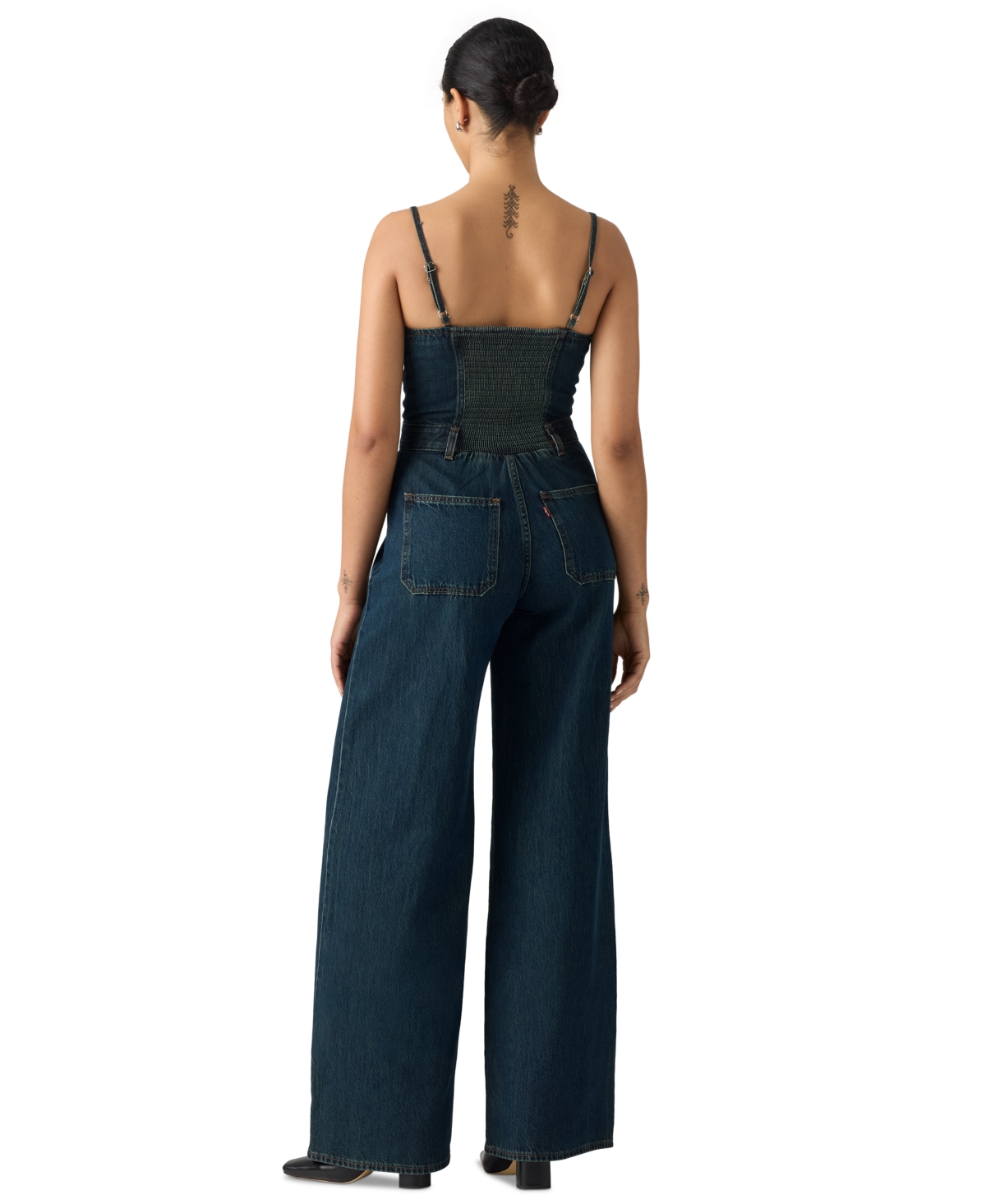 Levi's Women's Seamed Wide-Leg Denim Jumpsuit