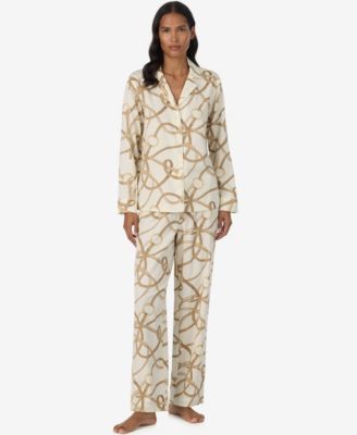 Women's Button-Front Pajama Set