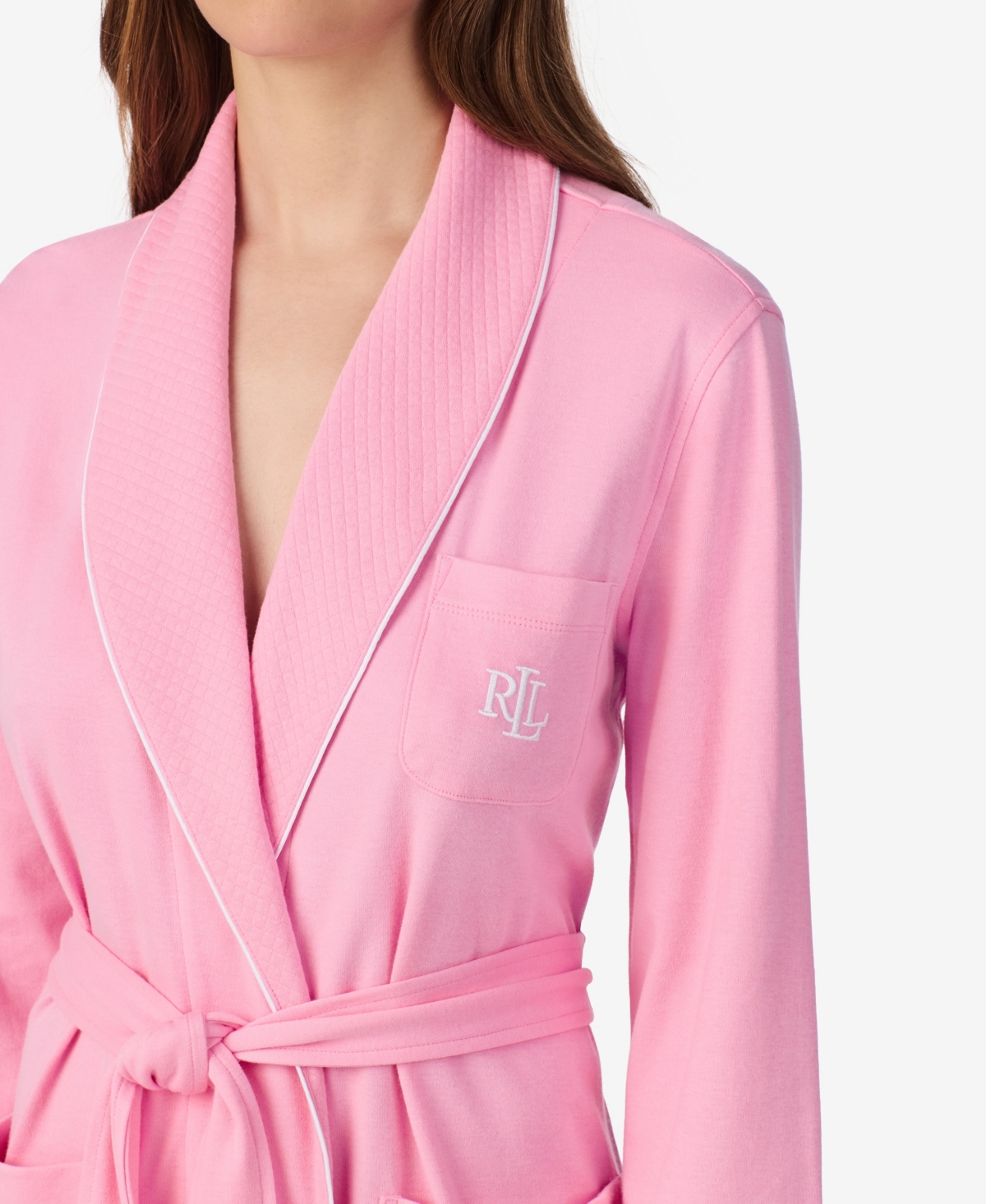 Lauren Ralph Women's Long-Sleeve Short Robes