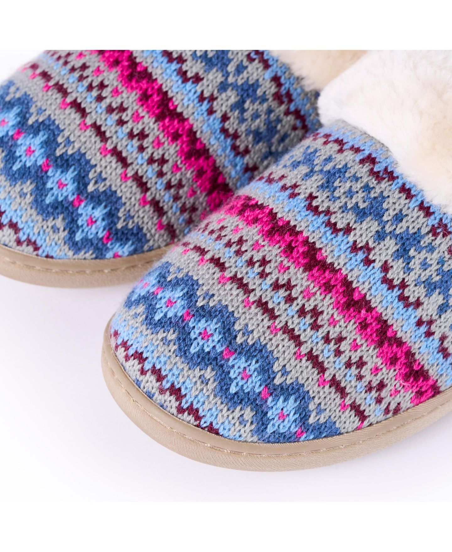 Женские сабо Minnetonka Dina Clog Slippers, цвет: Синий разноцветный — фото 4