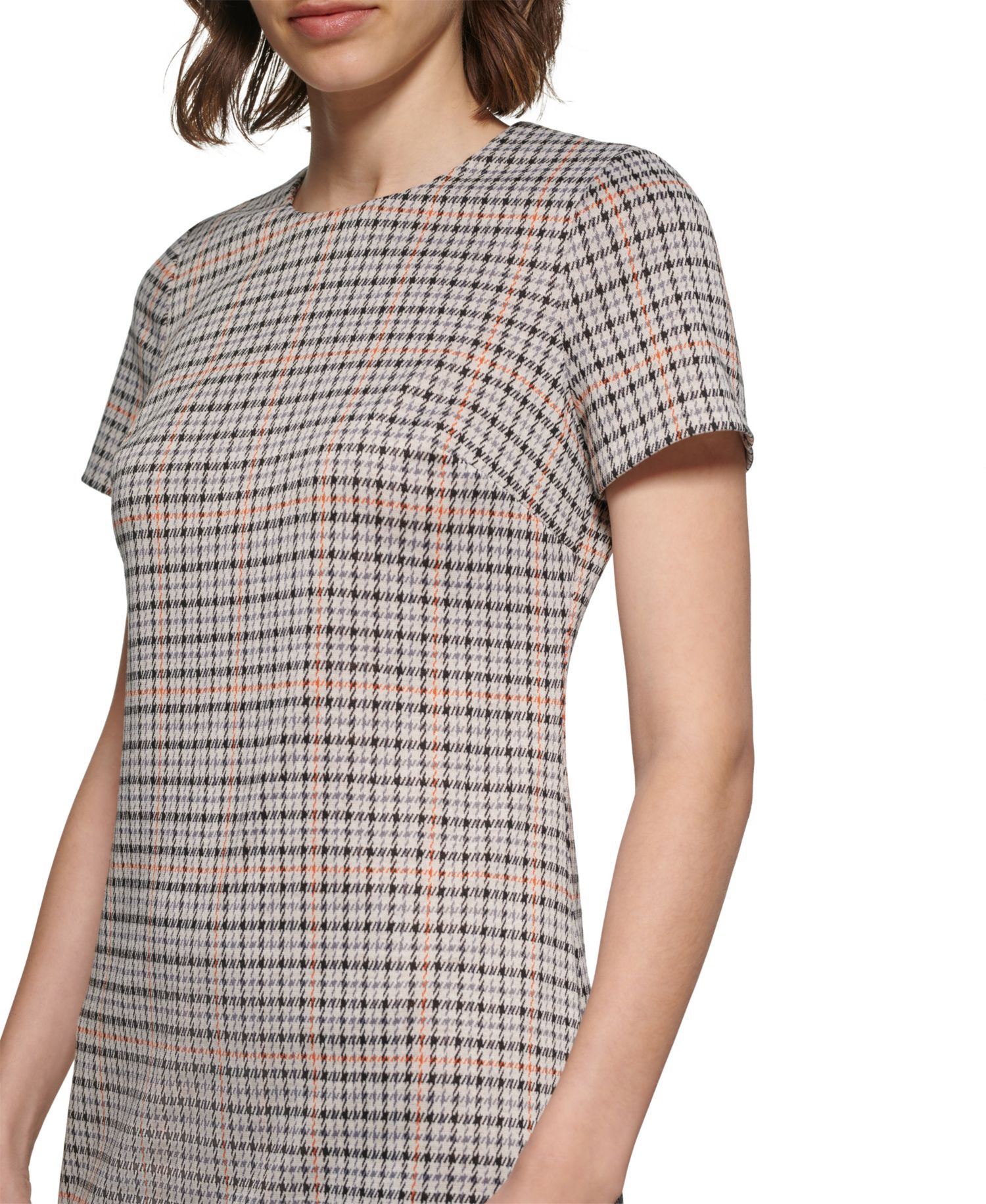 Women’s Jacquard Ponte Shift Dress