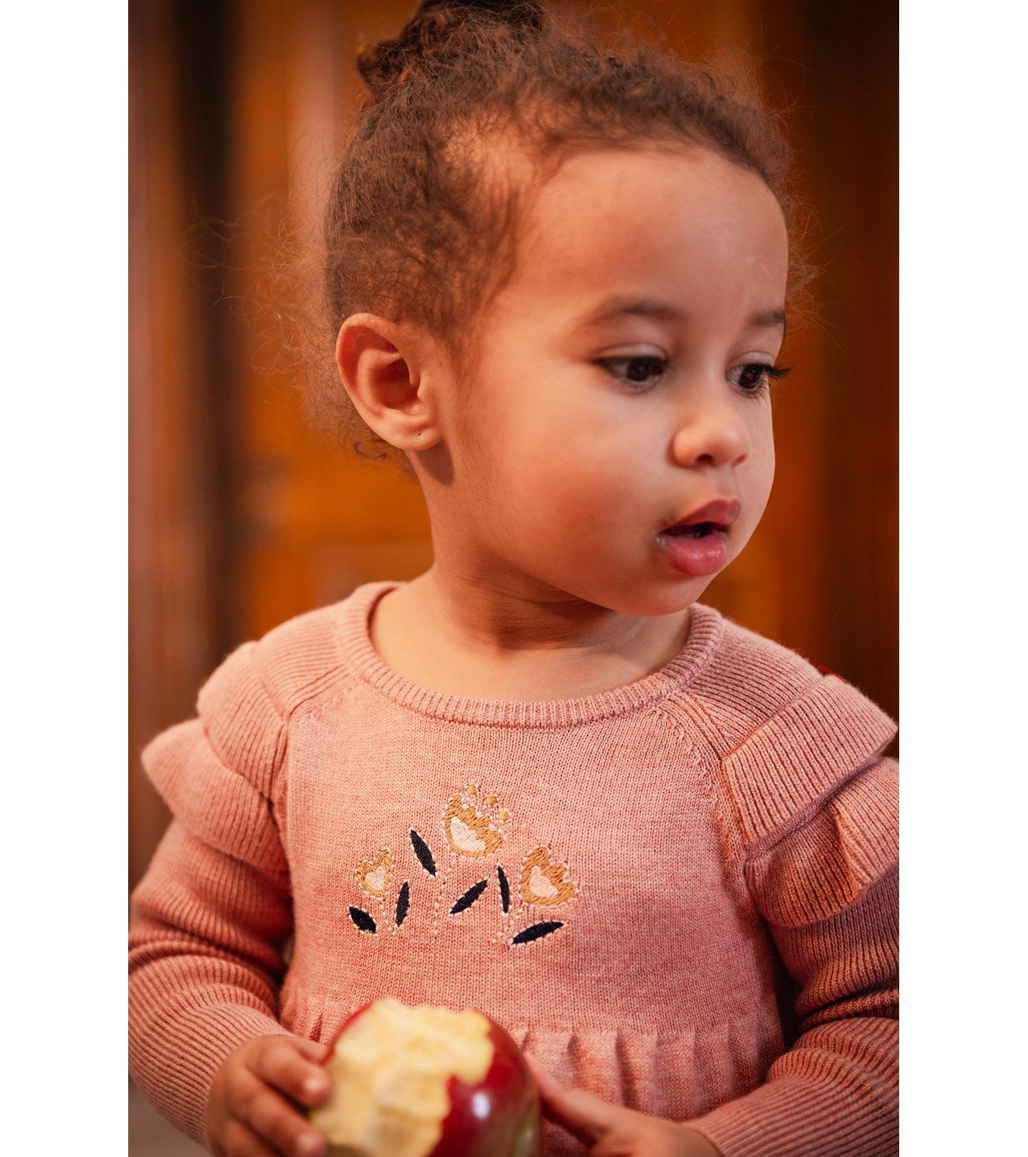 Little and Big Girl(6-8) Knitted Dress