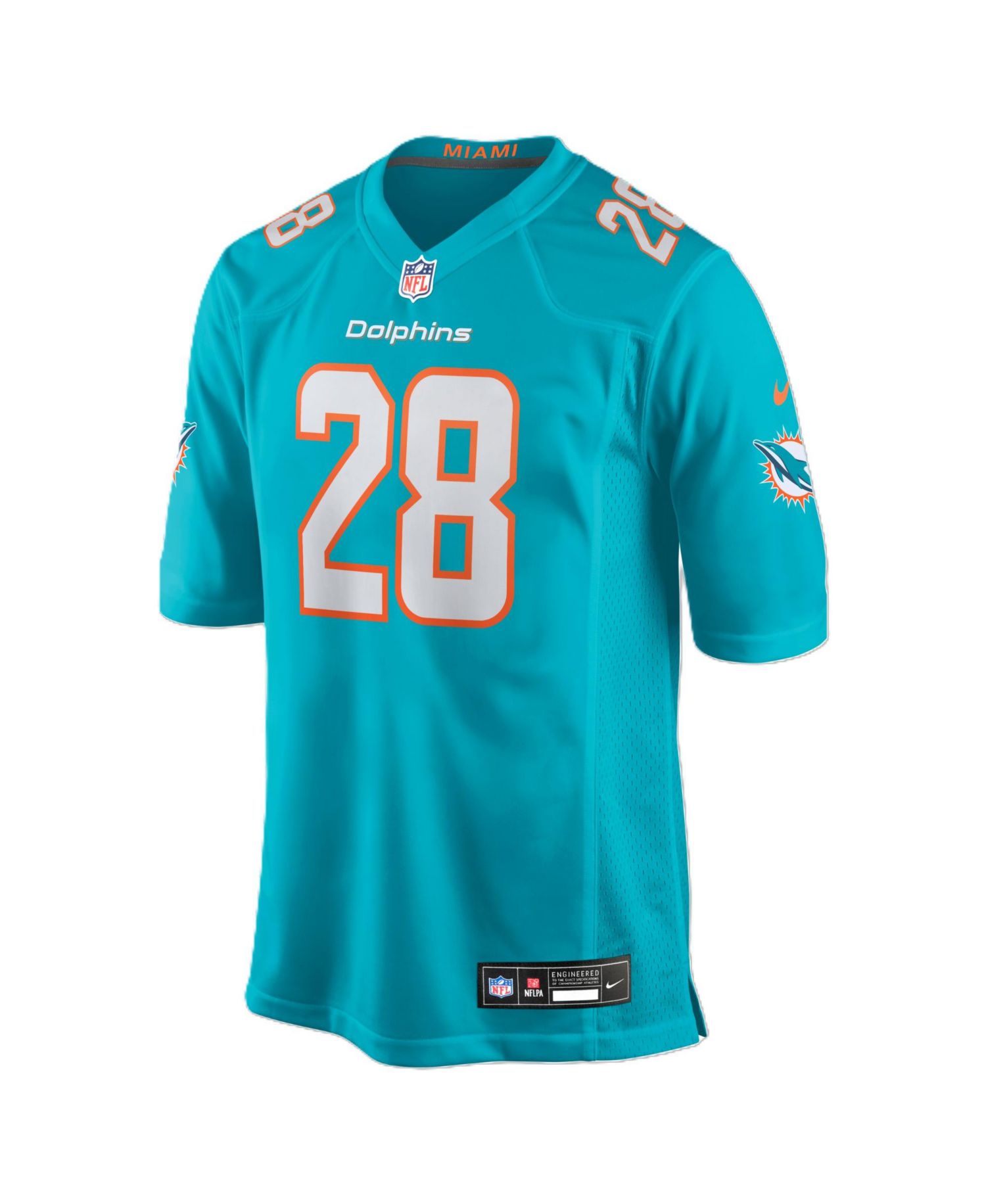Men's Devon Achane Aqua Miami Dolphins Player Game Jersey
