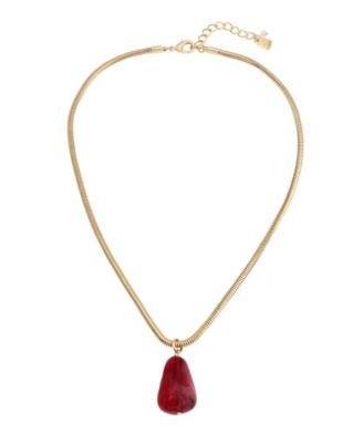 Jasper Stone Pendant Necklace