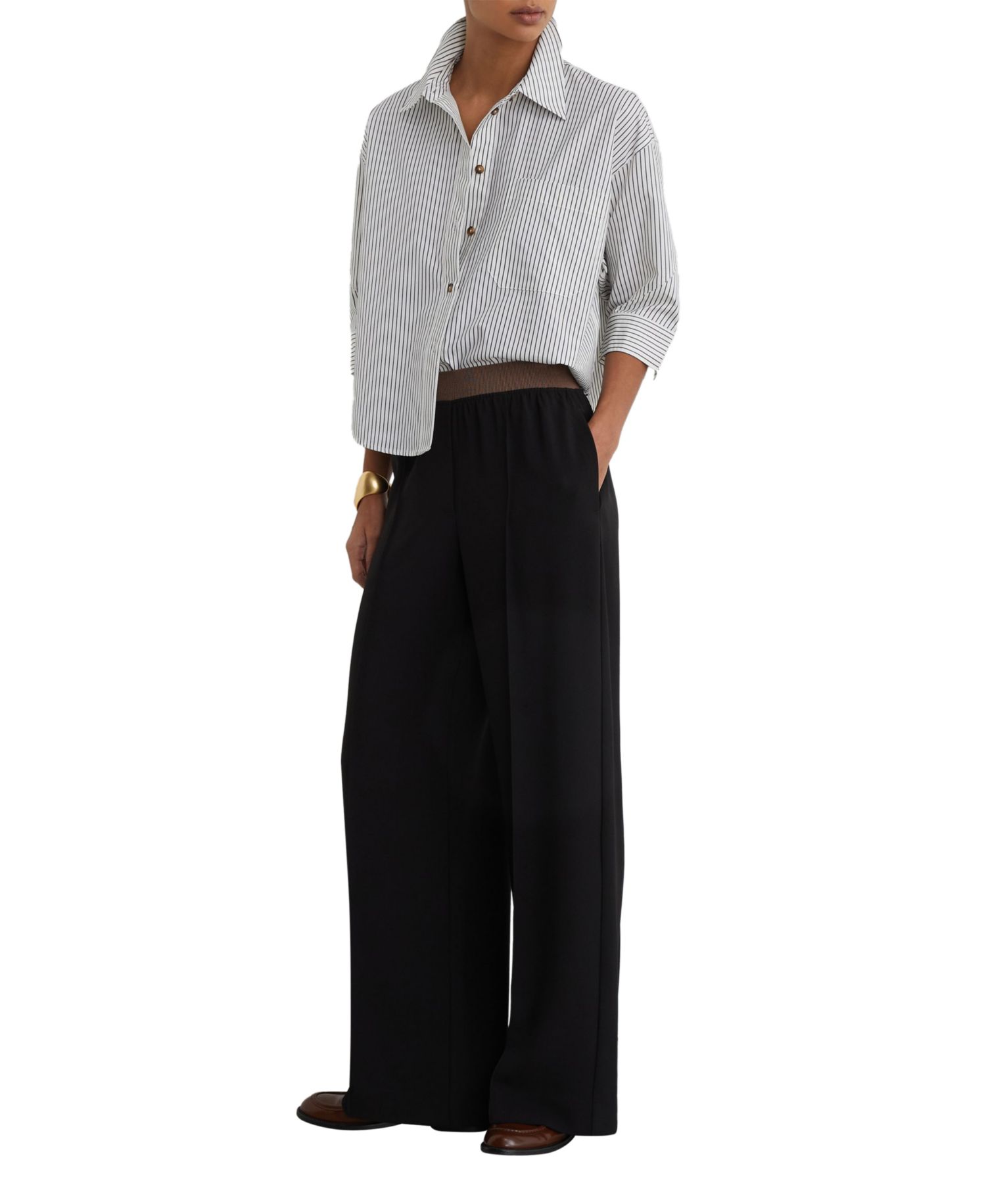 Women's Wilde Wide-Leg Elasticated-Waist Trousers