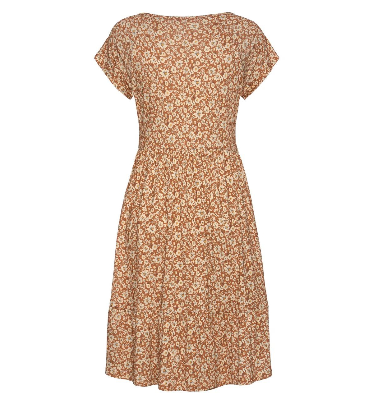 Lascana Women's V-Neck Flounce Dress