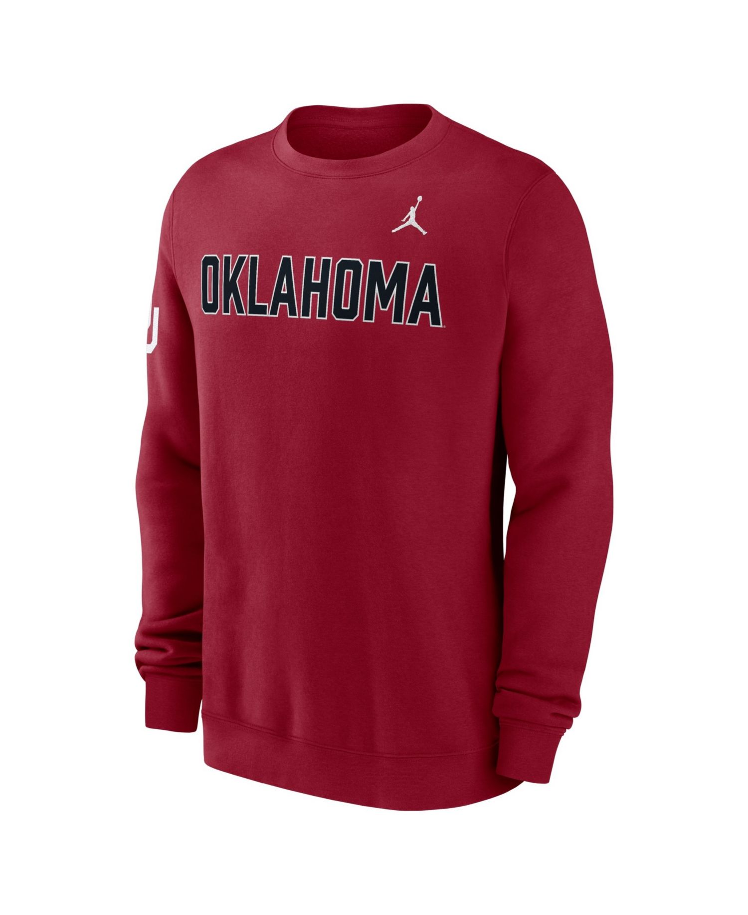 Men's Crimson Oklahoma Sooners 2026 Sideline Club Sweatshirt