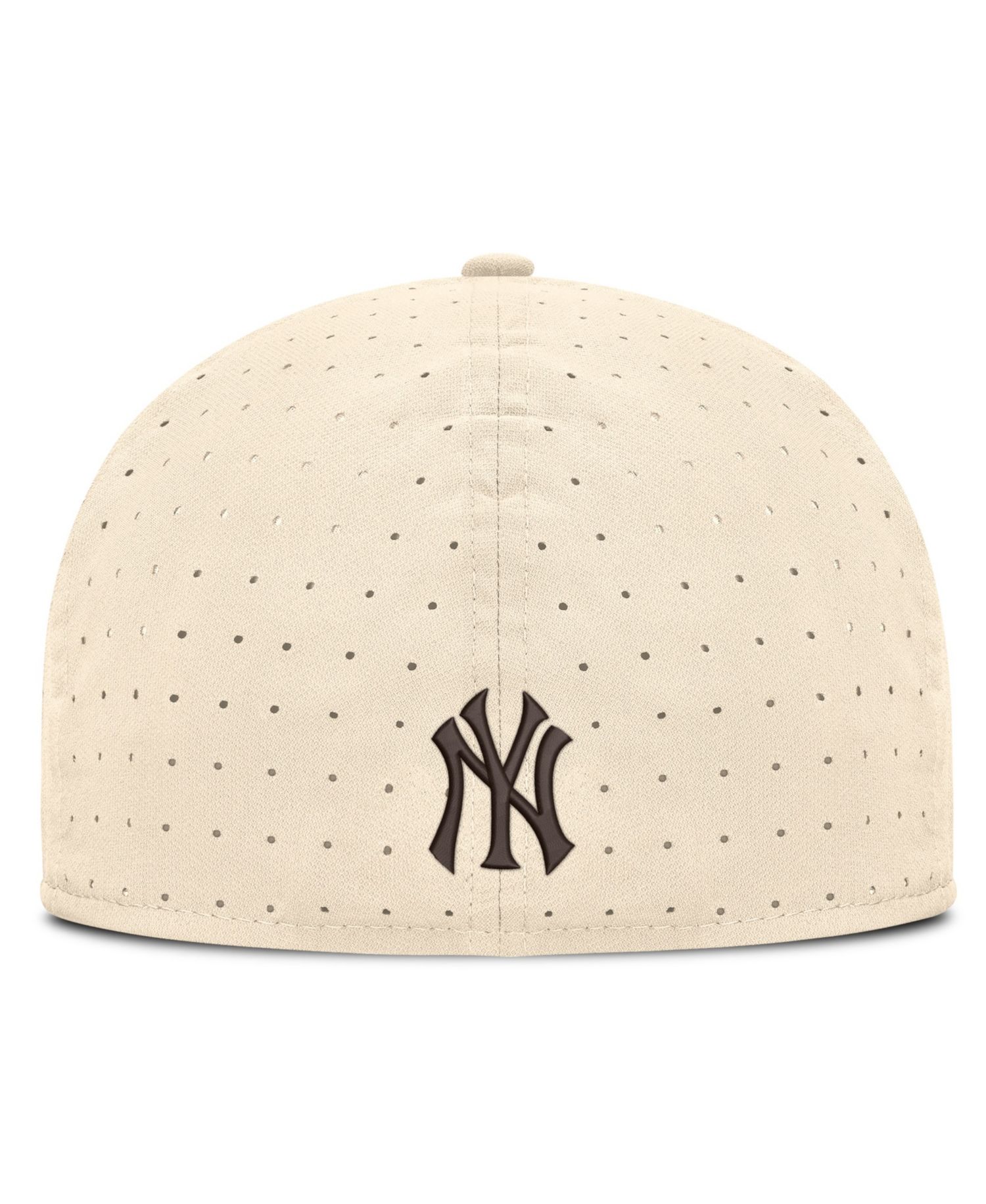 Men's Natural New York Yankees True Dri-FIT AeroBill Fitted Hat