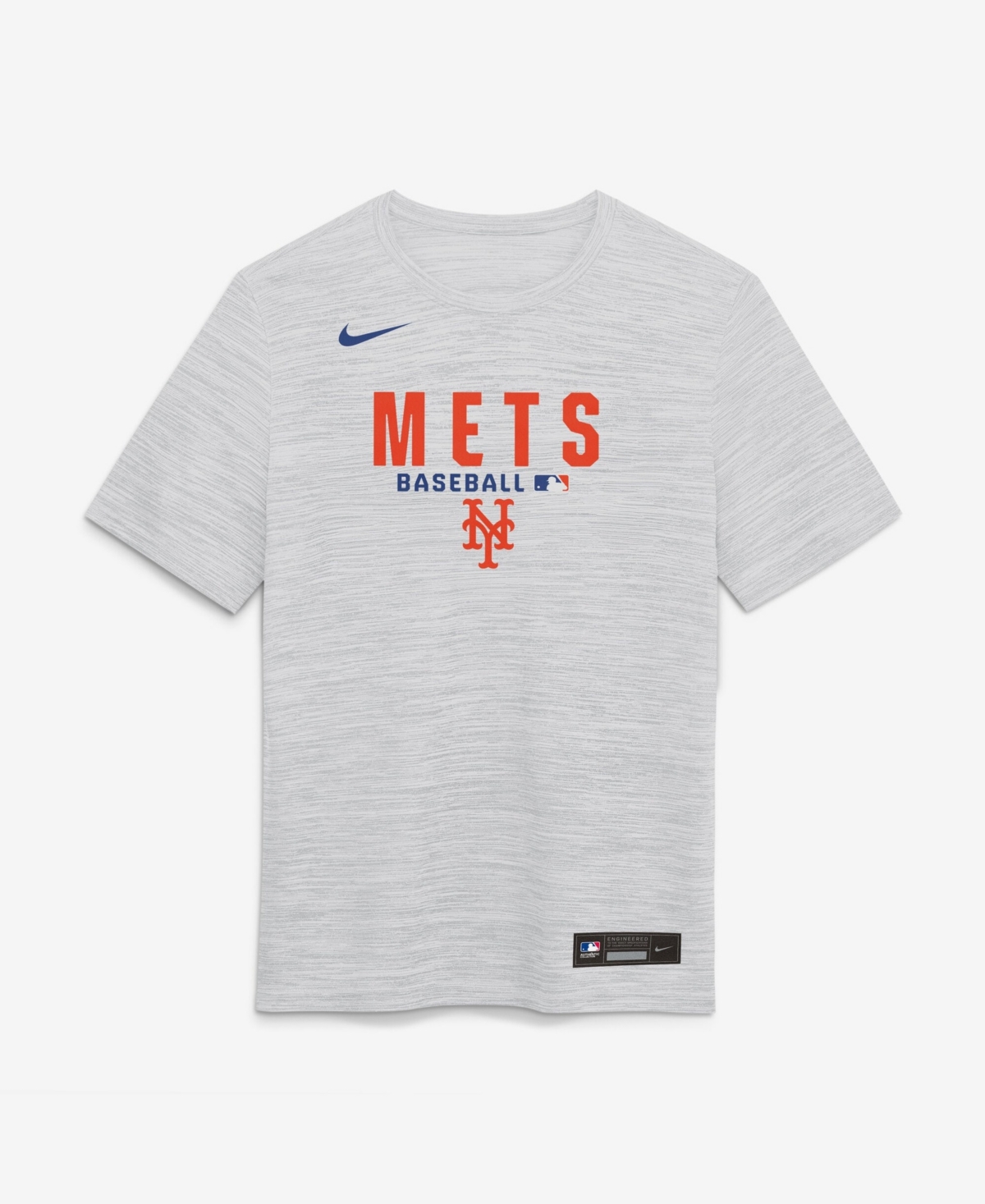Nike Men's White New York Mets Authentic Collection Velocity Dri-fit T-Shirt
