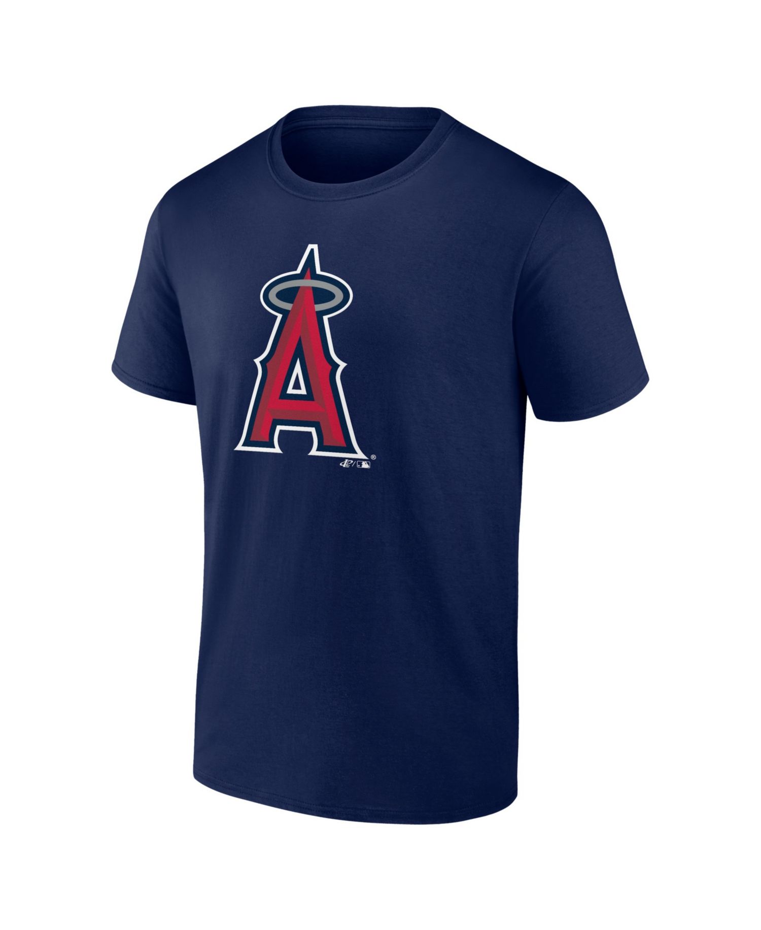 Men's Navy Los Angeles Angels Logo T-Shirt