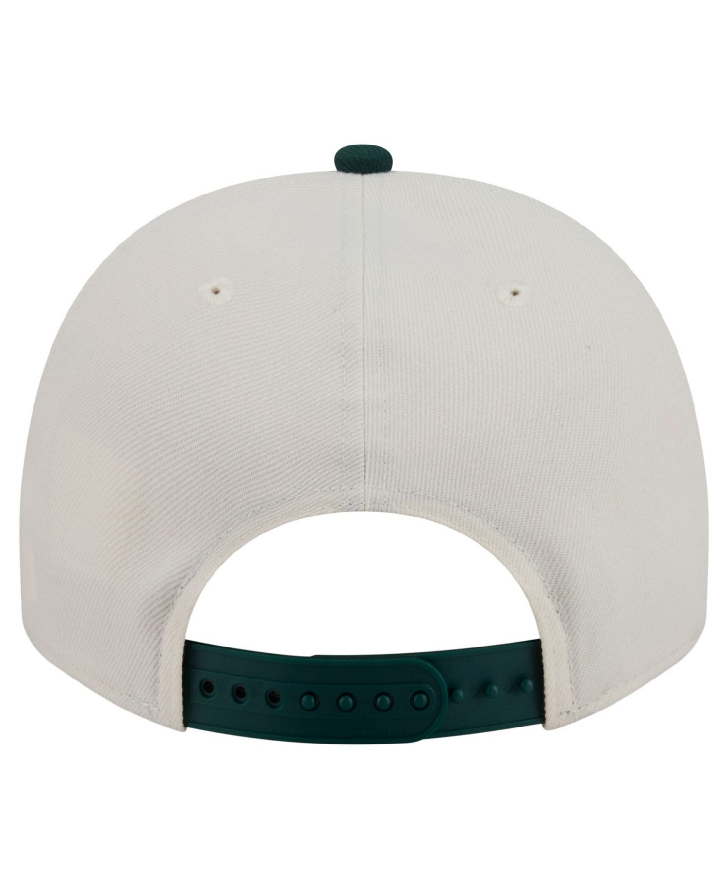 Men's Cream/Dark Green Chicago Cubs Chrome A-Frame 9FIFTY Snapback Hat