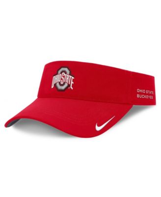 Men's and Women's Scarlet Ohio State Buckeyes 2026 On-Field Ace Adjustable Visor