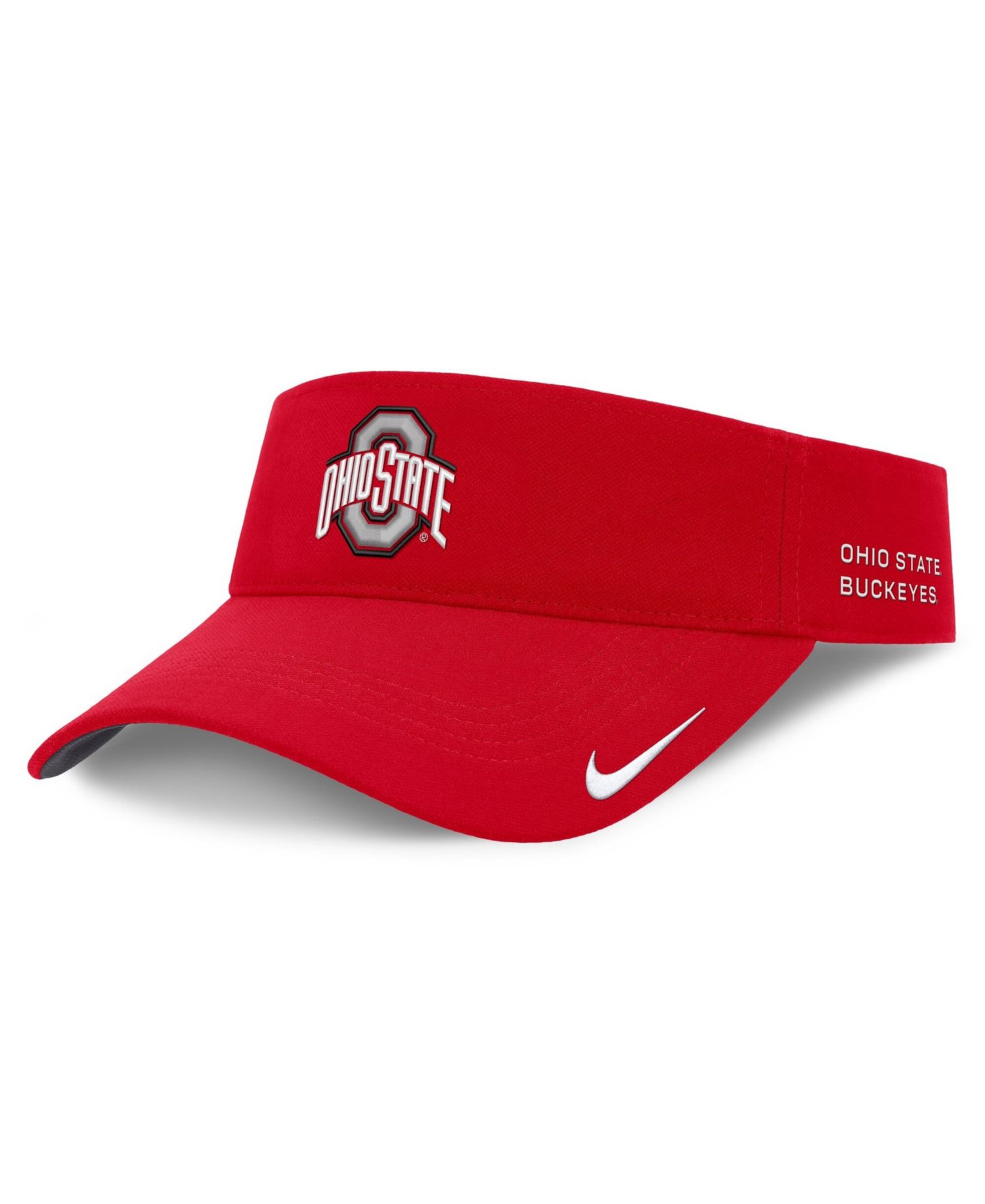 Men's and Women's Scarlet Ohio State Buckeyes 2026 On-Field Ace Adjustable Visor