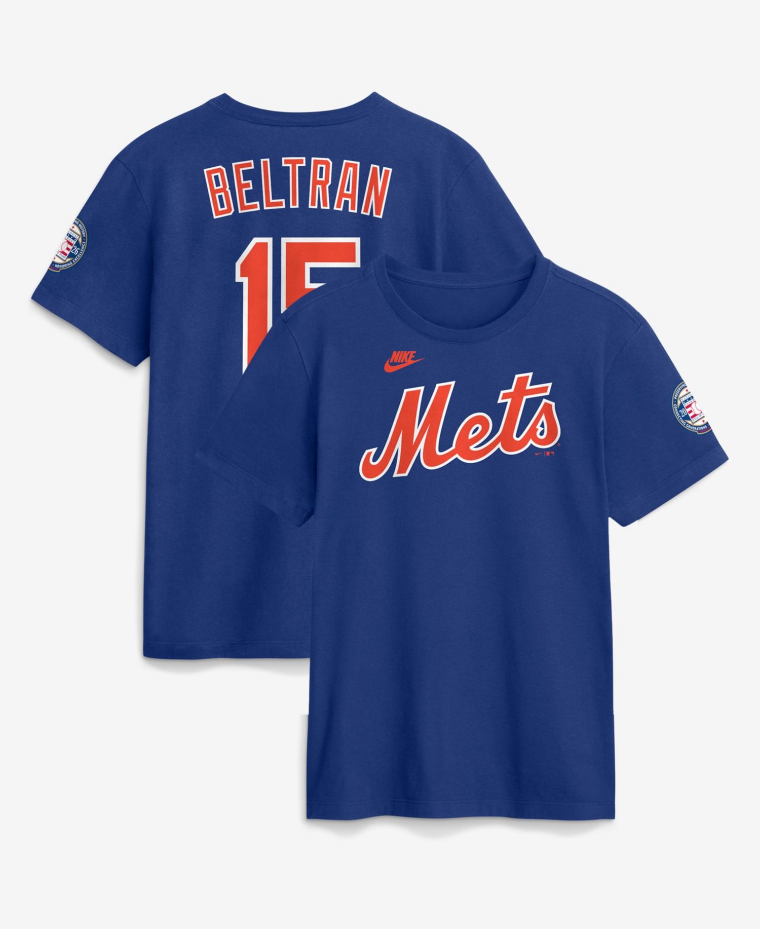 Men's Carlos Beltran Royal New York Mets National Baseball Hall of Fame Class of 2026 Name & Number T-Shirt