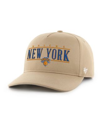 Men's Khaki New York Knicks Domestic City Line Hitch Adjustable Hat