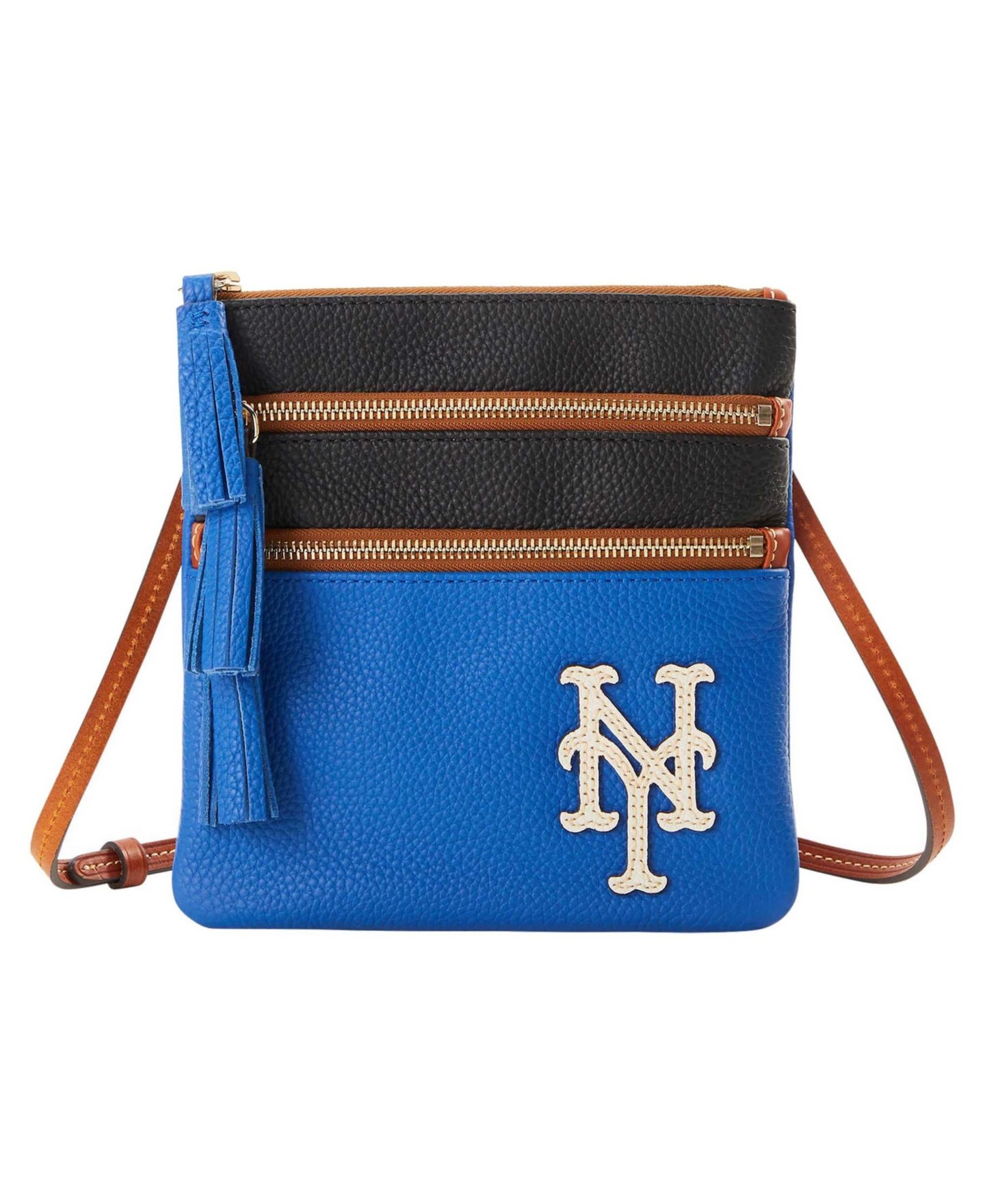 Женская сумка Dooney & Bourke New York Mets Infield Triple Zip Crossbody Purse — фото 4