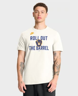 Men's Cream Milwaukee Brewers Cooperstown Collection ‘70s Inspired T-Shirt