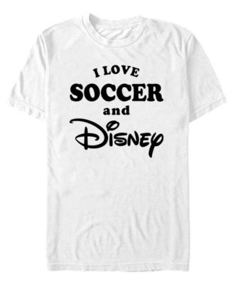 Men's Love Soccer and Disney Graphic T-Shirt