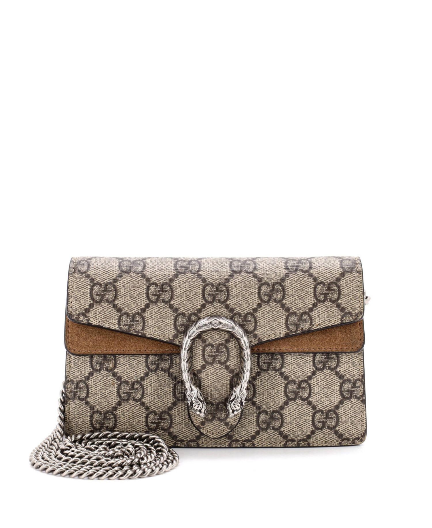 Super Mini Dionysus Bag GG Coated Canvas