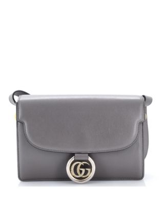 Small GG Ring Shoulder Bag Leather