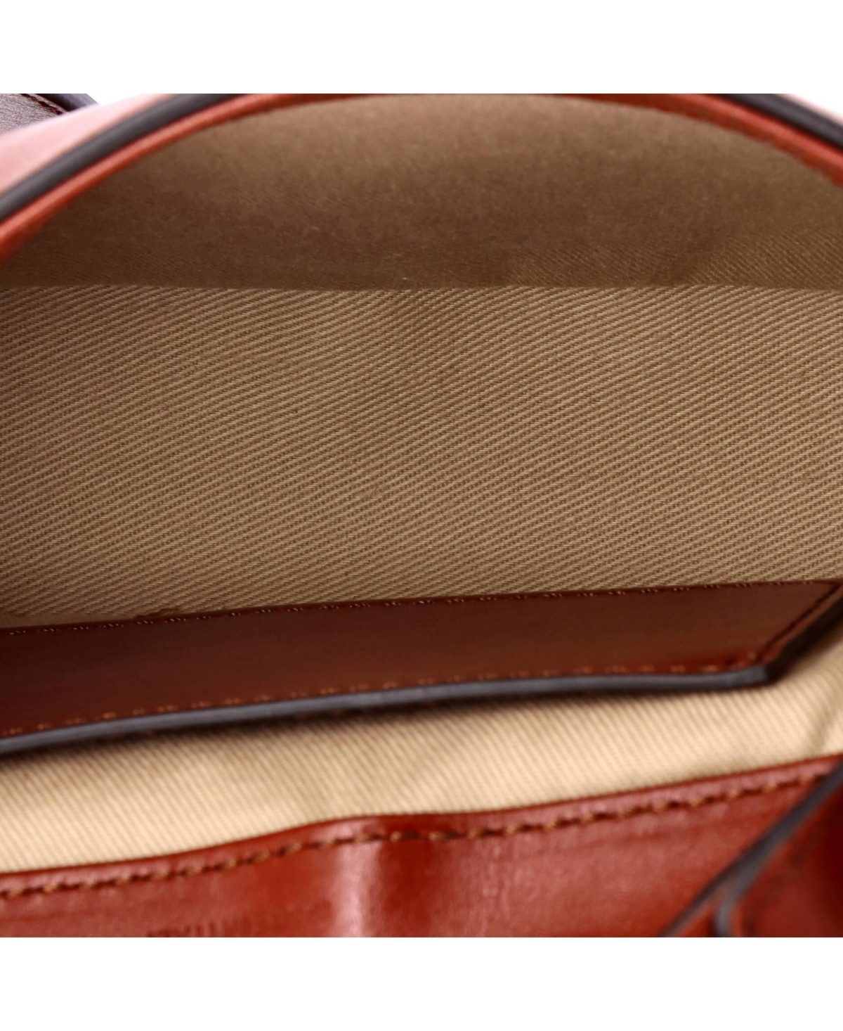 Pre-Owned Chloe Mini C Flap Bag Leather