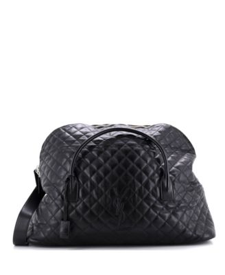 ES Giant Travel Bag Quilted Leather