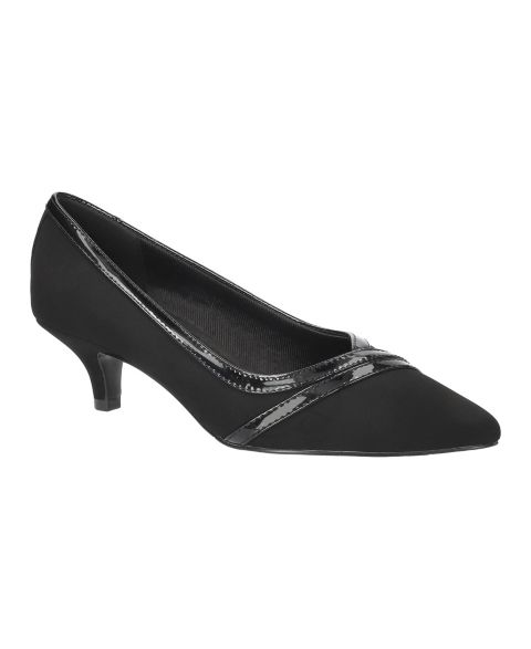 Женские туфли Easy Street Maye Pointed Toe Pumps, цвет: Чёрный лаковый