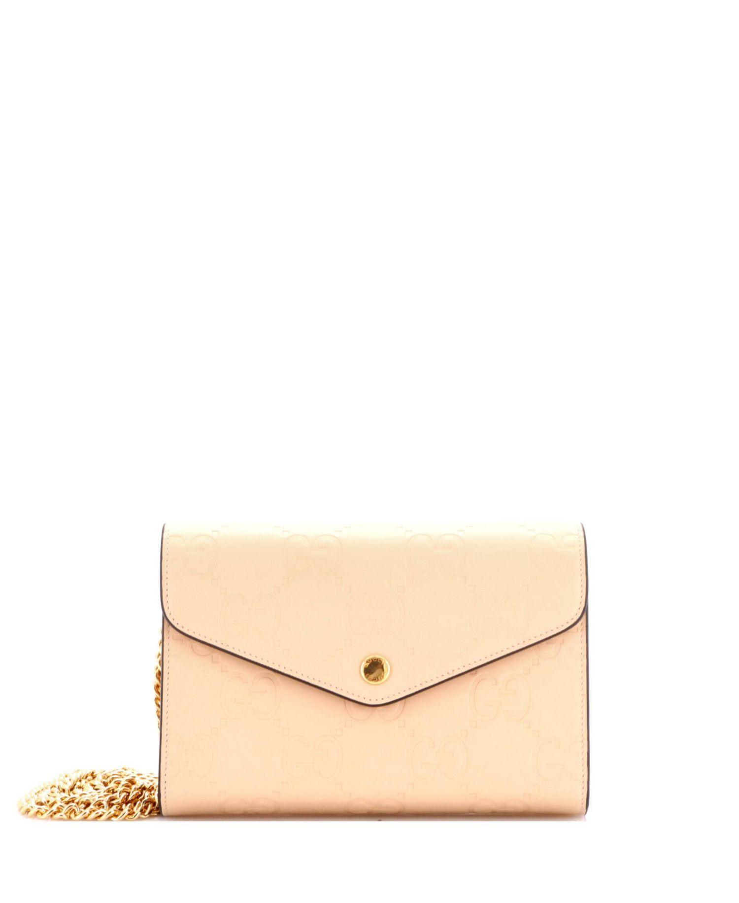 Envelope Wallet on Chain Guccissima Leather