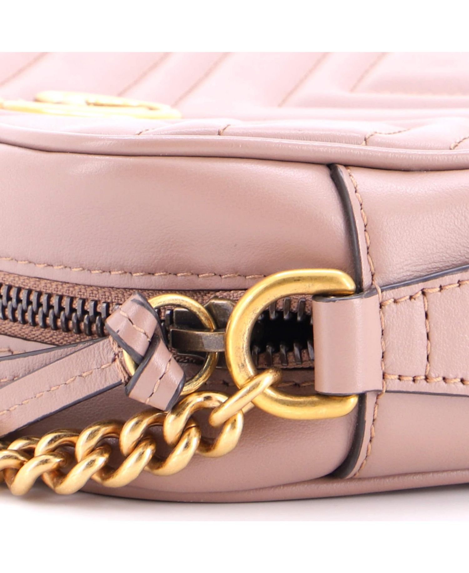 Mini GG Marmont Shoulder Bag Matelasse Leather