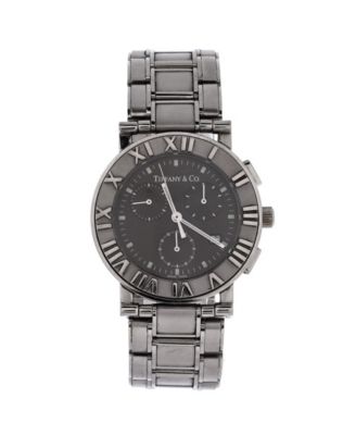 Atlas Date Chronograph Quartz Watch in Stainless Steel 35mm