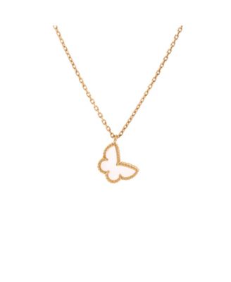 Pre-Owned Van Cleef & Arpels Sweet Alhambra Butterfly Pendant Necklace