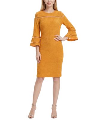 Women's Long Bell Sleeve Dress